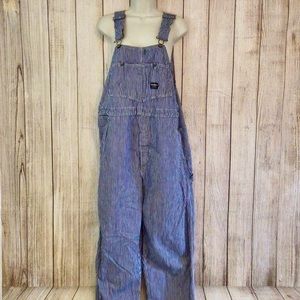 RARE ADULT vintage Oshkosh B'Gosh
pinstripe overalls
